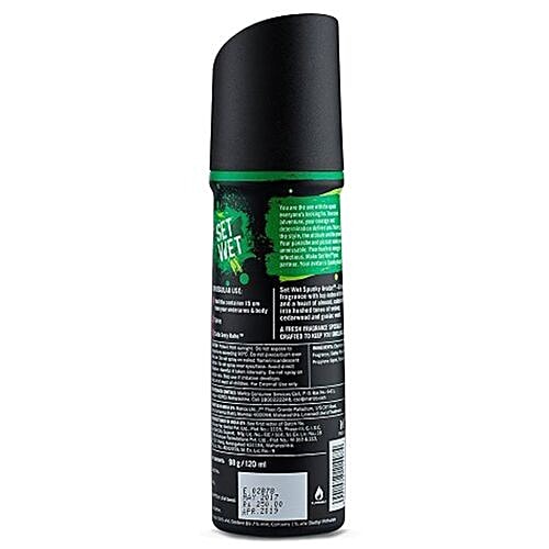 Set Wet Spunky Avatar Perfume Spray, 120 ml  