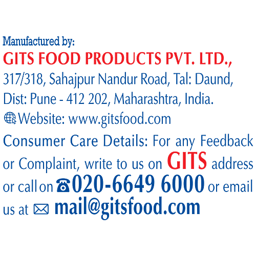 Gits Gulab Jamun - Open & Eat, No Added Preservatives, Colours & Flavours, 1 kg (16 pcs) No Added Preservatives or Artificial Flavours & Colours