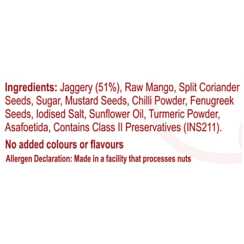 Homepick Pickle - Gol Keri With Jaggery & Mango, 250 g Bottle