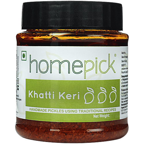 Homepick Pickle - Khatti Keri, 250 g Bottle Homemade