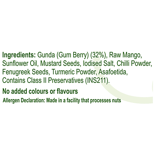 Homepick Pickle - Gunda Keri, 250 g Bottle Homemade