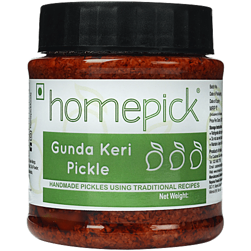 Homepick Pickle - Gunda Keri, 250 g Bottle Homemade