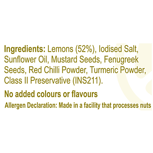 Homepick Pickle - Spicy Lemon, 250 g Bottle