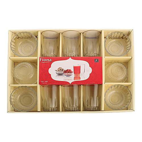 Buy Glass Ideas Gift Set Fiona 12 Pcs Online At Best Price bigbasket