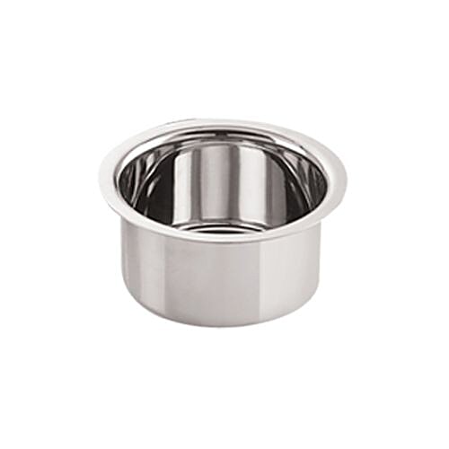 Neelam Tope/Patila - Flat Bottom, Stainless Steel, No. 10, 1 pc  