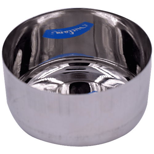 Neelam Stainless Steel Sada Vati-Katori - No. 6.5, 1 pc  Dishwasher Safe