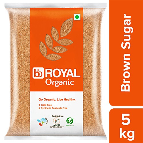 bb Royal Organic - Brown Sugar/Sakhar, 5 kg  