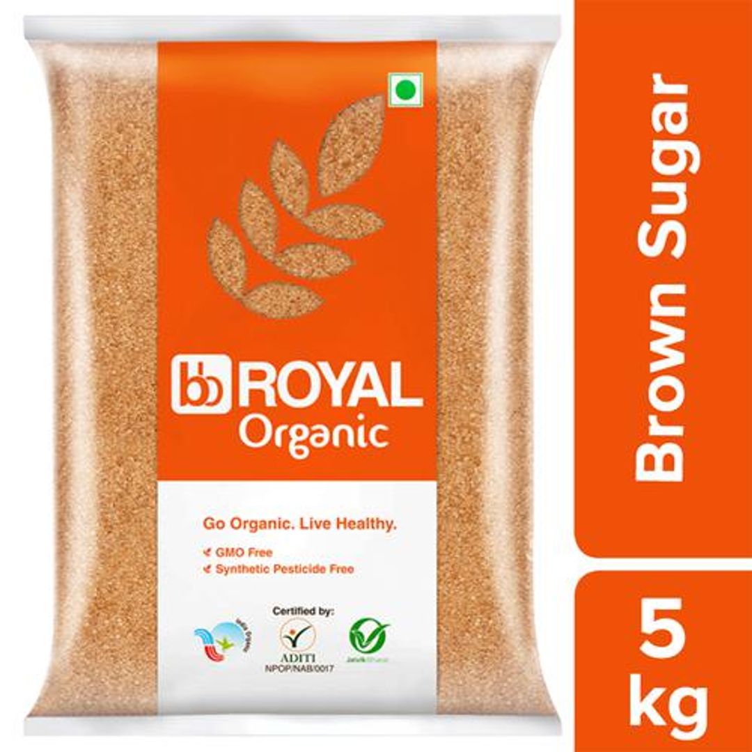 BB Royal Organic - Brown Sugar/Sakkare, 5 kg 