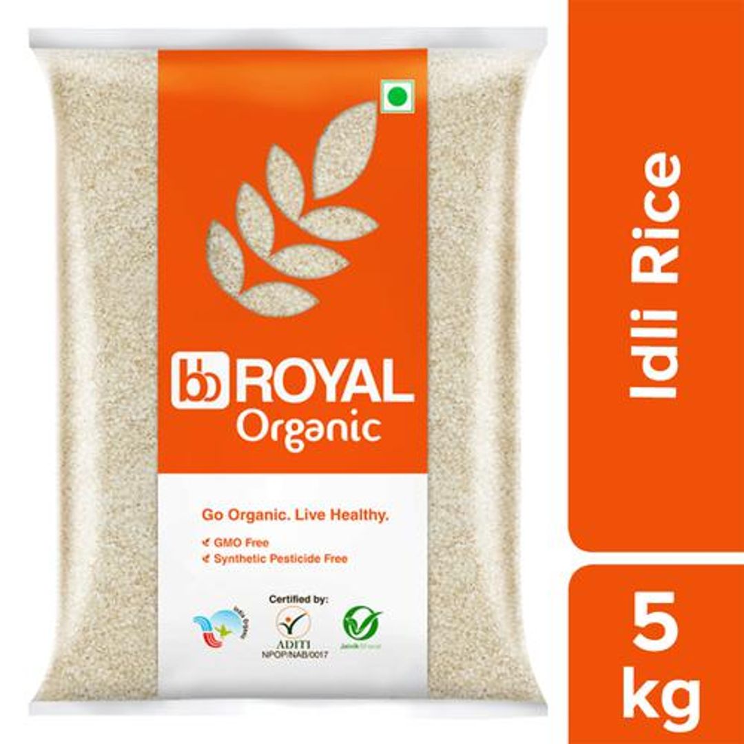 BB Royal Organic - Idly/Idli Rice/Akki, 5 kg 