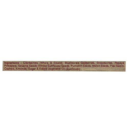 Fresho Signature Assorted Just Berries, Fruits, Nuts and Seeds pack, 150 g Pack of 3 