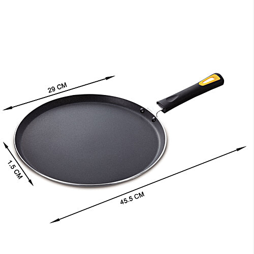 Anjali Dosa Tawa - Aluminium, Non-Stick, 3 Layer Coating, 29cm, 2.6 mm, Diamond, 1 pc  Scratch & Corrosion Resistant