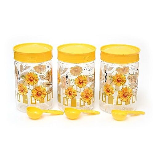 Buy Saaj Maxx Pet Container Yellow 500 Ml Online At Best Price of Rs 89