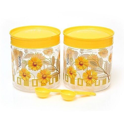 Buy Saaj Maxx Pet Container Yellow 800 Ml Online At Best Price of Rs