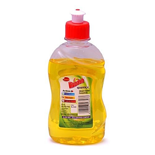 Buy Vivaash Dish Wash Gel Lime (Utensil Cleaner Concentrate) Online