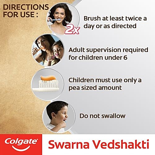 Colgate Swarna Vedshakti Toothpaste, 25 g  