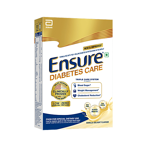 Ensure Diabetes Care Nutritional Drink - Vanilla Delight, 400 g Jar 