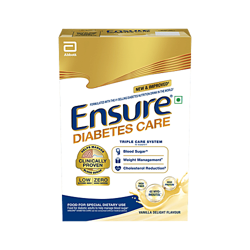 Ensure Diabetes Care Nutritional Drink - Vanilla Delight, 400 g Jar 