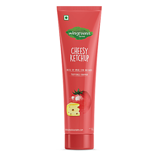 Wingreens Farms Cheesy Ketchup, 130 g  