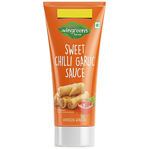 Wingreens Farms Sweet Chilli Garlic Sauce, 180 g  Trans Fat Free