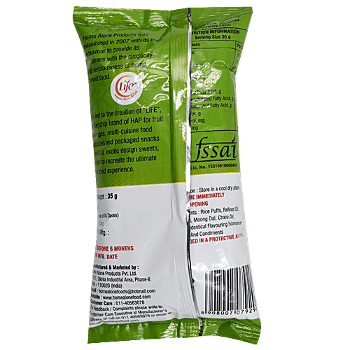 Life Rice Puffs Mix - Pudina, 35 g  Zero Cholesterol & Zero Trans Fat