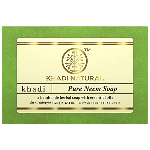 Buy Khadi Natural Soap Pure Neem 125 Gm Online At Best Price of Rs 61.6 bigbasket