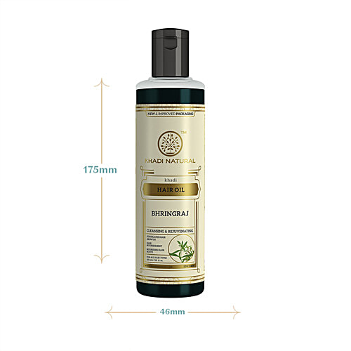 Khadi Natural Bhringraj Hair Oil - Nourishes Hair Roots, 210 ml  