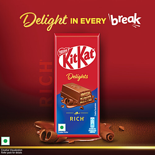 Nestle KitKat Delights Rich Coated Wafer, 50 g  