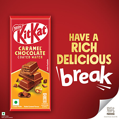 Nestle  Kitkat Dessert Delight Divine Choco Pudding Wafer Coated With Milk Chocolate Tablets, 50 g  