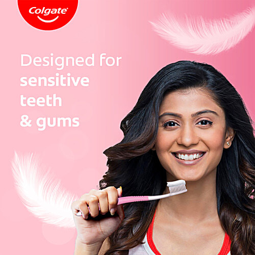 Colgate Gentle Sensitive Soft Bristles Toothbrush, 4 pcs  