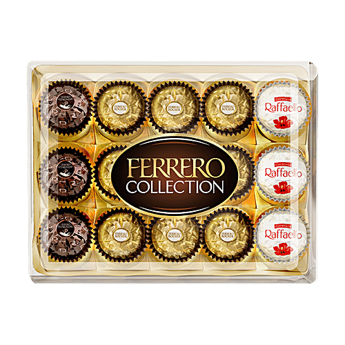 Ferrero Rocher Collection Assorted Chocolates, 172.2 g (15 pcs)