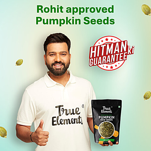 True Elements Raw Pumpkin Seeds, 250 g  High In Fibre & Protein