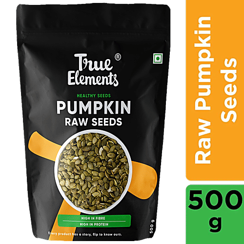 Buy True Elements Raw Pumpkin Seeds High Fibre & Protein, Nutritious