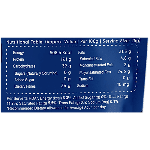 True Elements Raw Chia Seeds, 500 g  