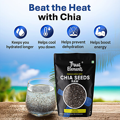 True Elements Raw Chia Seeds, 500 g  