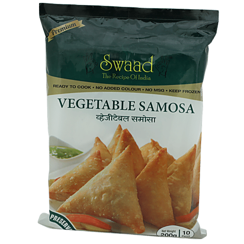 SWAAD Samosa - Vegetable, 200 g  No Preservatives & No MSG