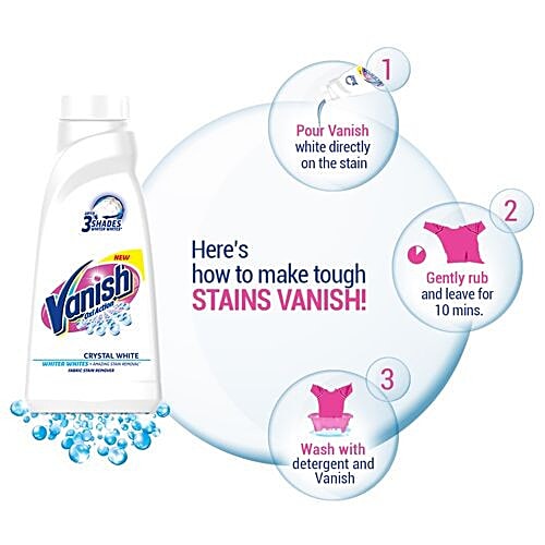 Buy Vanish White Liquid Expert Stain Removal Laundry Additive 400 ml
