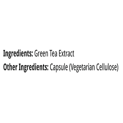 Natures Velvet Green Tea Extract 500 mg Vegetarian Capsules - Weight Loss, Burns Fat, 60 pcs  