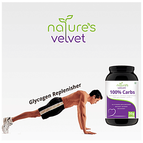 Natures Velvet 100 % Carbs Unflavoured Dietary Supplement Powder - For Weight Gain & Energy, 1 kg  