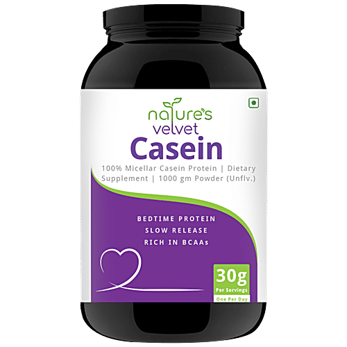 Buy Natures Velvet 100 Casein Protein Dietary Supplement Vegetarian