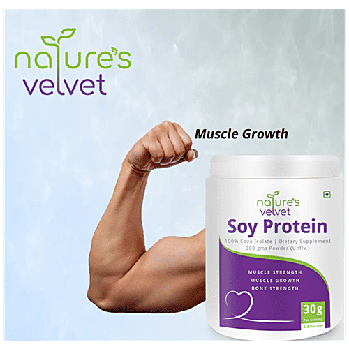 Natures Velvet Soy Protein, Vegetarian and Natural, 300 gms, 300