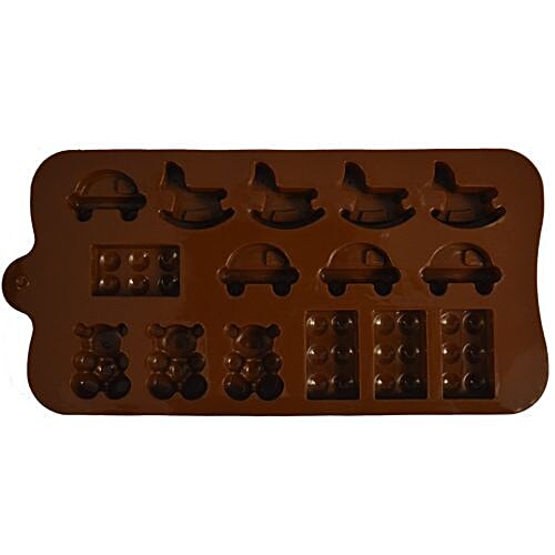 DP Silicon Chocolate Baking Mould - Toy Shape, 1 pc  