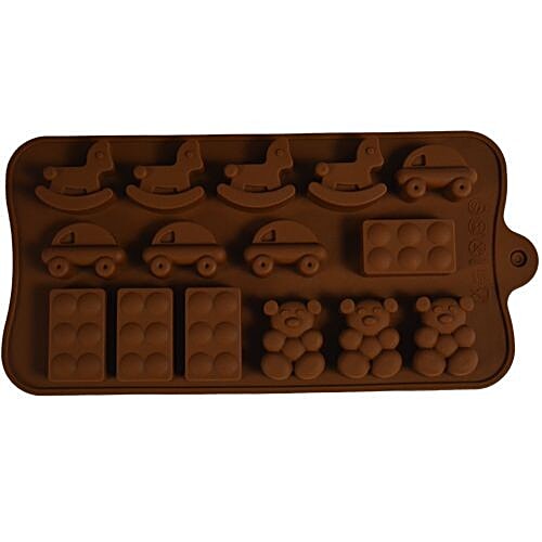 DP Silicon Chocolate Baking Mould - Toy Shape, 1 pc  