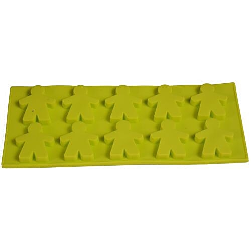 DP Silicon Chocolate Baking Mould - Human Shape Green, 1 pc  