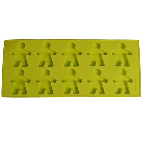 DP Silicon Chocolate Baking Mould - Human Shape Green, 1 pc  