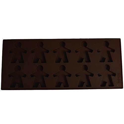 DP Silicon Chocolate Baking Mould - Human Shape Brown, 1 pc  