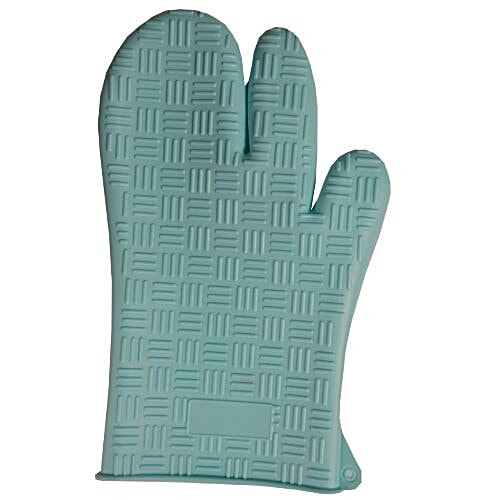 DP Silicon Baking/Cooking Glove - Blue, Heavy Duty, Heat Resistant, 1 pc  