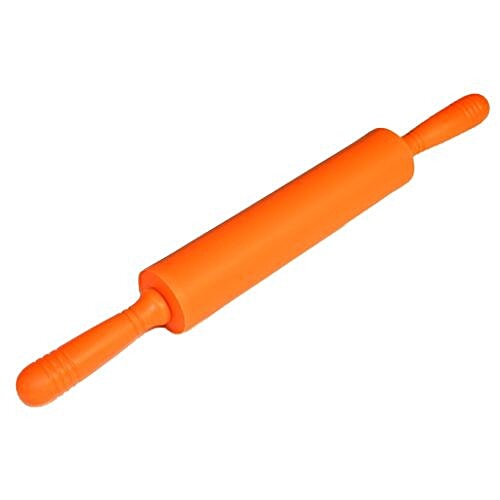 DP Rolling Pin/Belan - Big, Silicon Rubber, Orange, 1 pc  