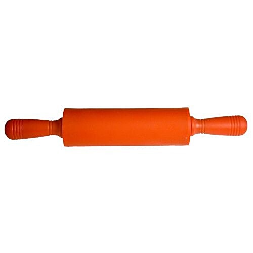 DP Rolling Pin/Belan - Big, Silicon Rubber, Orange, 1 pc  