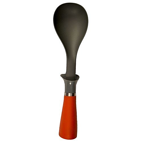 H&B Dal Laddle - Nylon, Silicon Handle, Red, 1 pc  