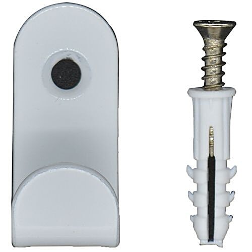 KM Multi-Utility Hook Set - With Screws, Metal, 4 pcs  